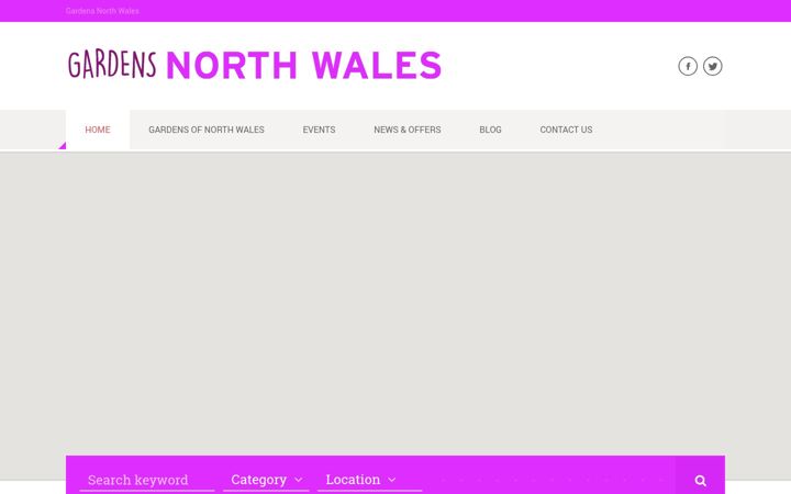 Screenshot of gardensnorthwales.com