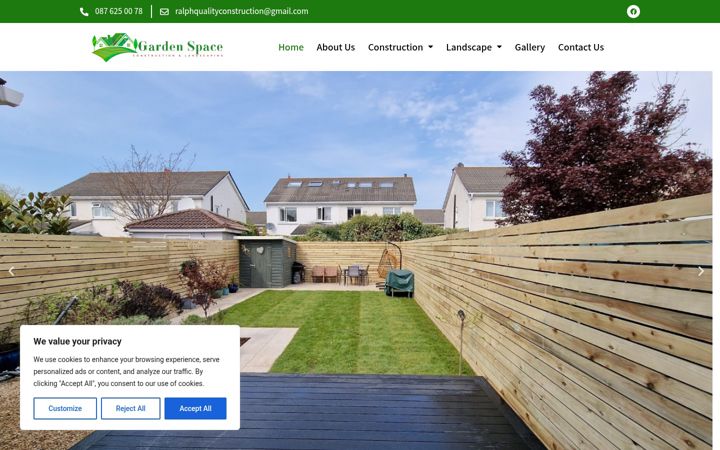 Screenshot of gardenspace.ie