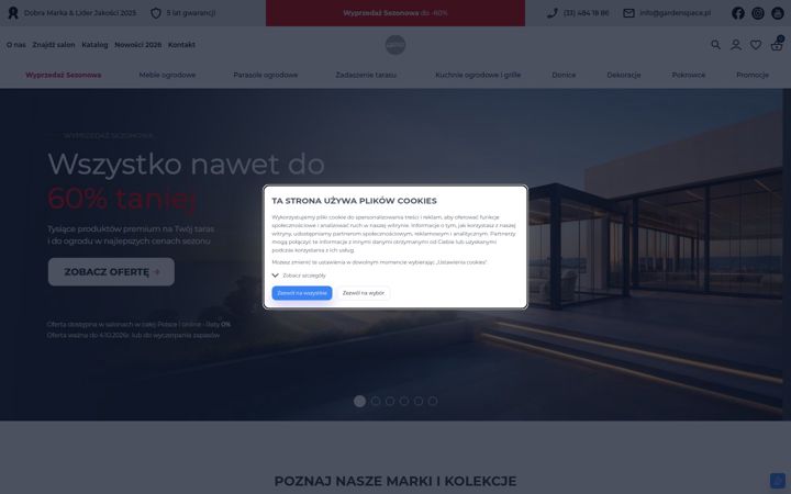 Screenshot of gardenspace.pl
