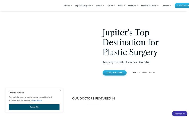 Screenshot of gardensplasticsurgery.com