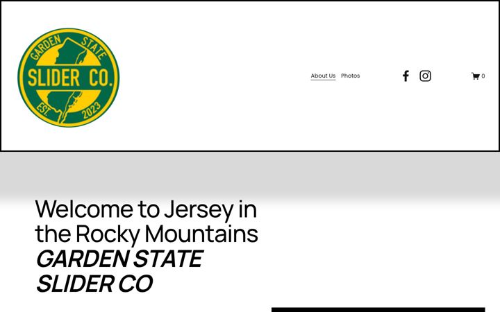 Screenshot of gardenstatesliderco.com
