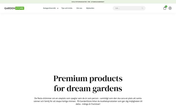 Screenshot of gardenstore.se