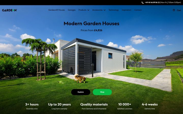 Screenshot of gardeon.com