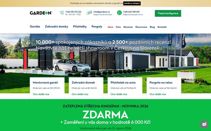 Screenshot of gardeon.cz