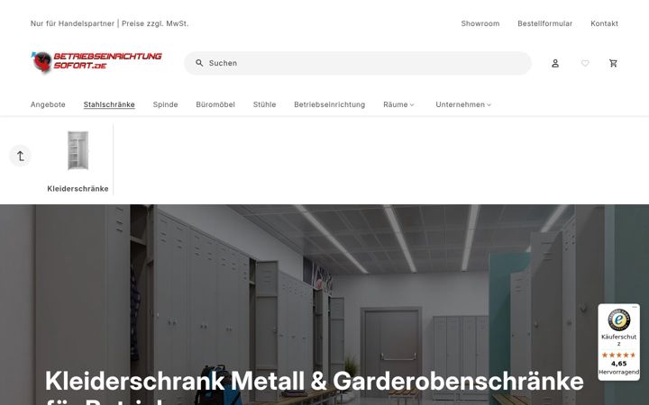 Screenshot of garderoben-schraenke.de