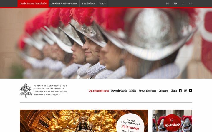 Screenshot of gardessuisses.ch