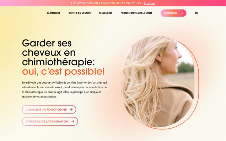 Screenshot of gardetescheveux.org