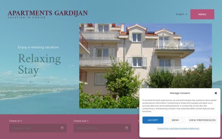 Screenshot of gardijan.com