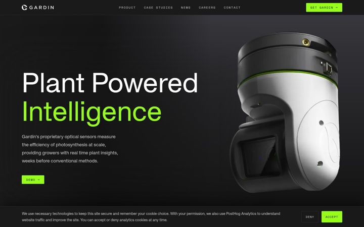 Screenshot of gardin.co.uk