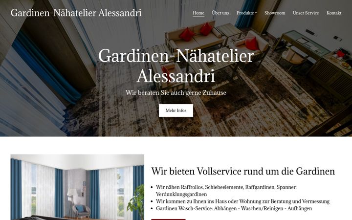 Screenshot of gardineneck.de