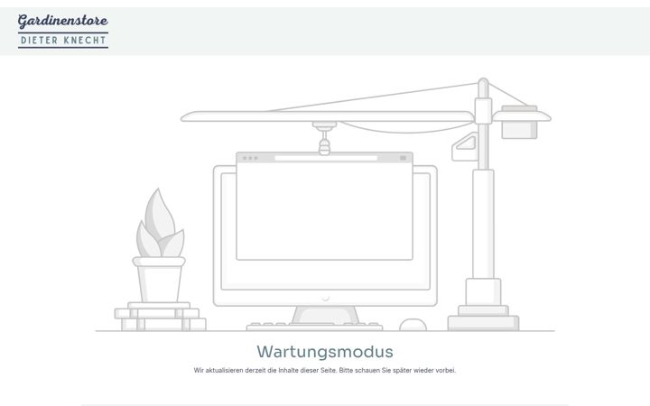 Screenshot of gardinenstore.com