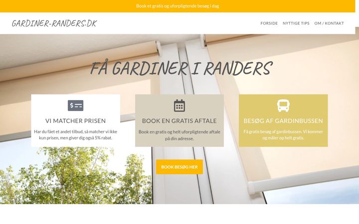 Screenshot of gardiner-randers.dk