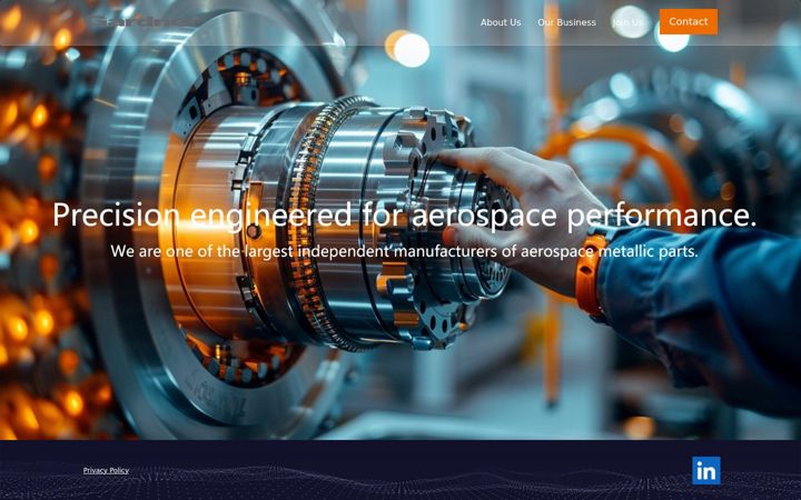 Screenshot of gardner-aerospace.com