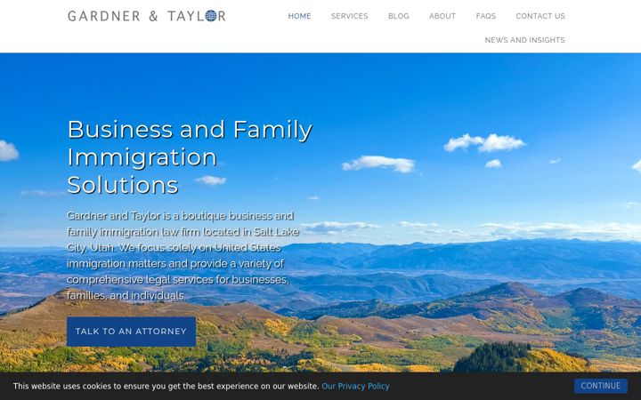 Screenshot of gardnerandtaylor.com