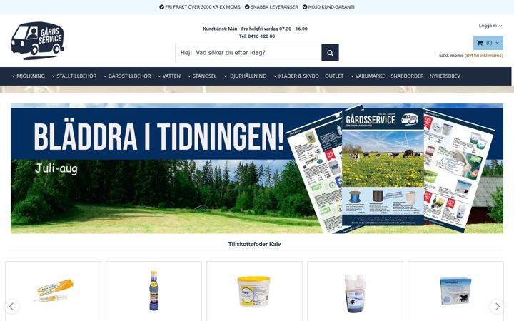 Screenshot of gardsservice.se