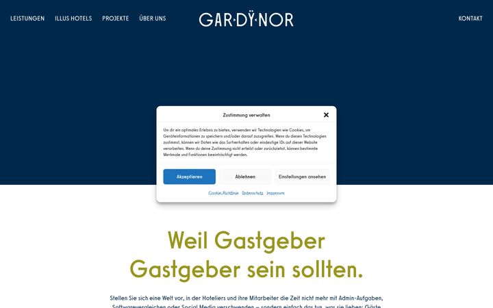 Skärmbild av gardynor.com