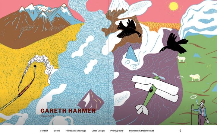 Screenshot of garethharmer.de