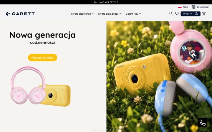 Screenshot of garett.com.pl