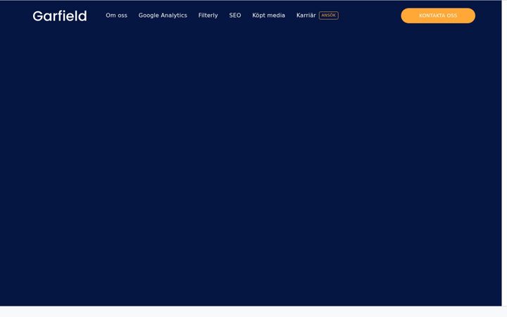 Screenshot of garfield.se