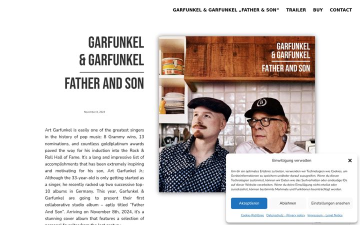 Screenshot of garfunkel-garfunkel.com