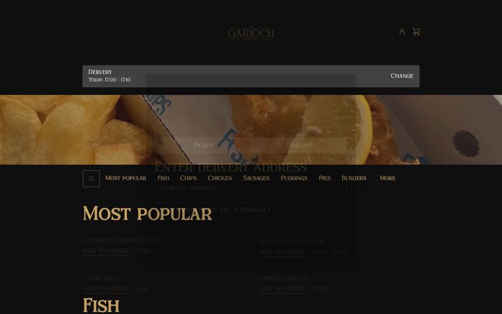Screenshot of garioch-fish-bar.square.site