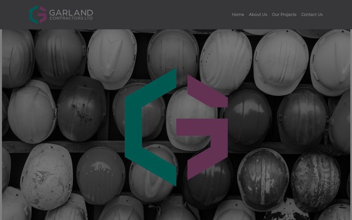 Screenshot of garlandcontractors.co.uk