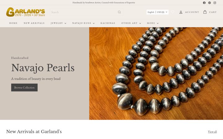 Screenshot of garlands.com