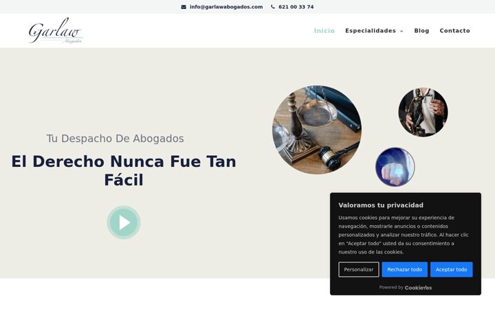 Screenshot of garlawabogados.com
