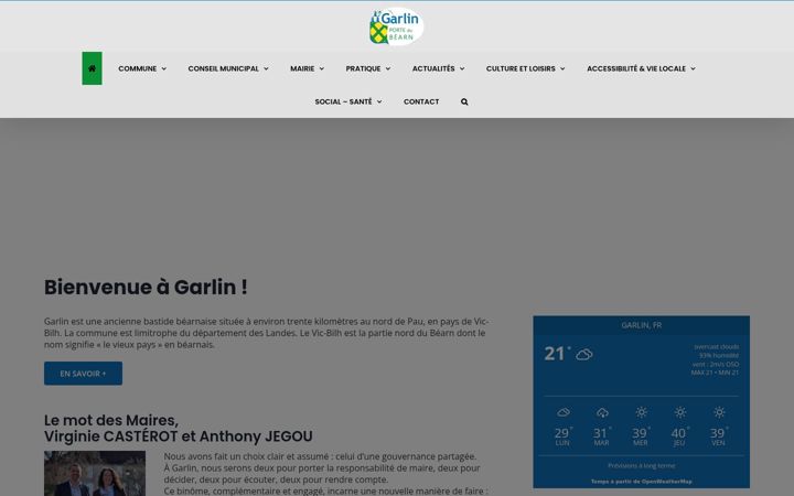 Screenshot of garlin.fr