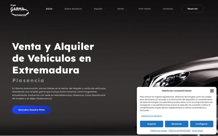 Screenshot of garmaautomocion.com