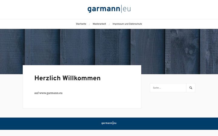 Screenshot of garmann.eu