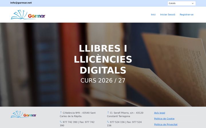 Screenshot of garmar.net