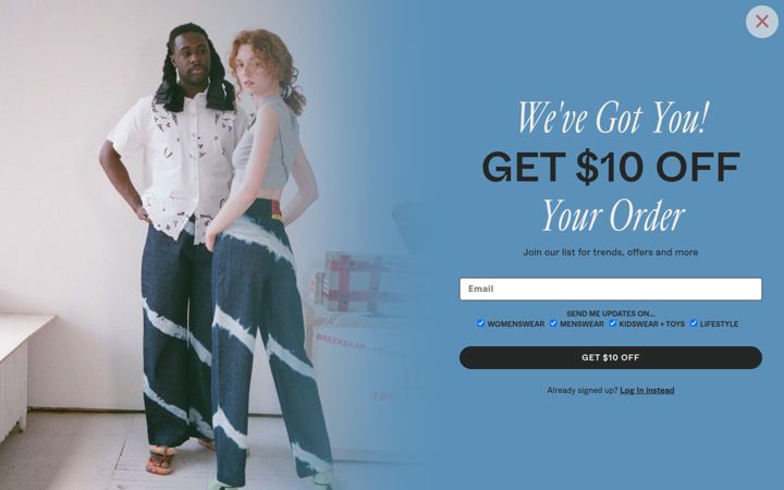 Screenshot of garmentory.com