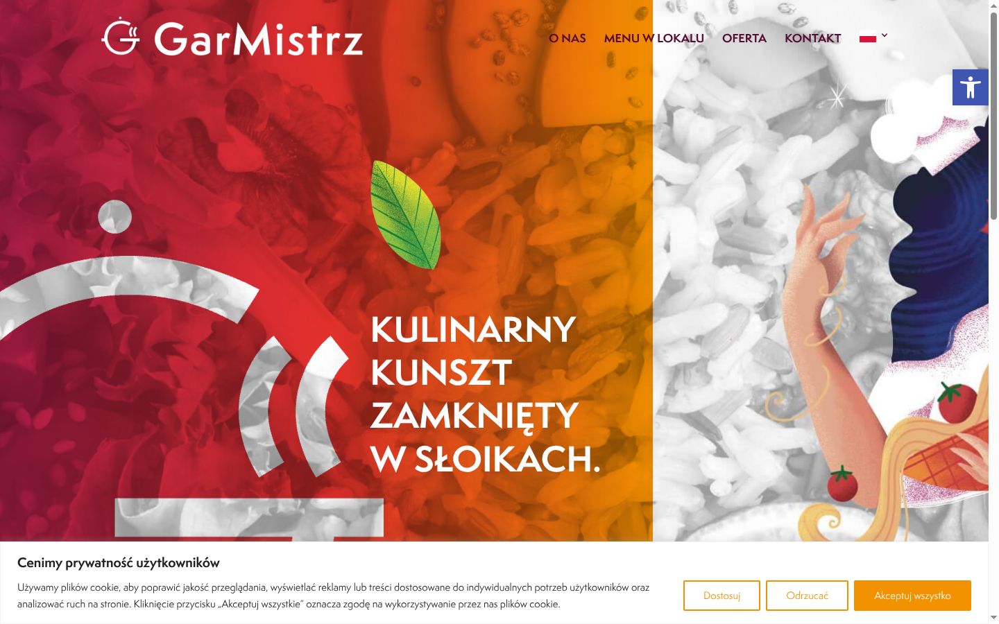 Képernyőkép a bármilyen interakció előtt megjelenő hozzájárulási bannerről