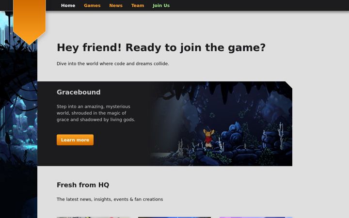 Screenshot of garmrgames.org