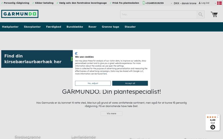 Screenshot of garmundo.dk