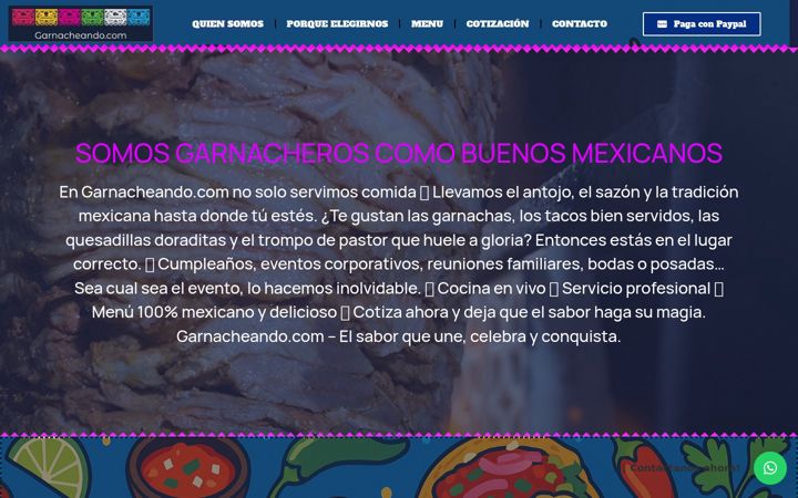 Screenshot of garnacheando.com