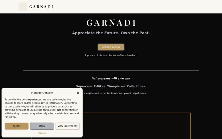 Screenshot of garnadi.com