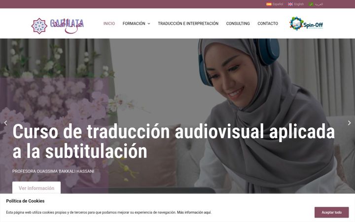 Screenshot of garnatainternational.com