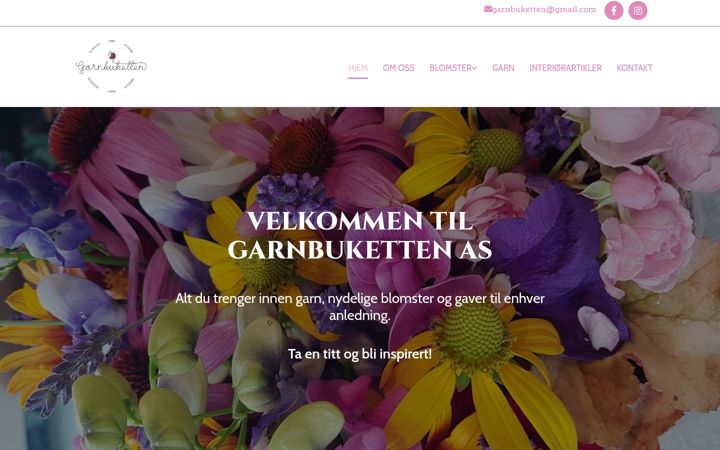 Screenshot of garnbuketten.no