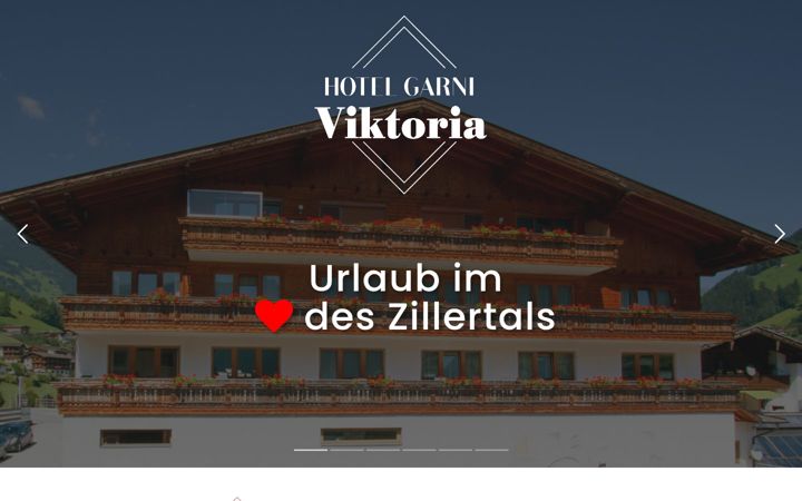 Screenshot of garni-viktoria.at