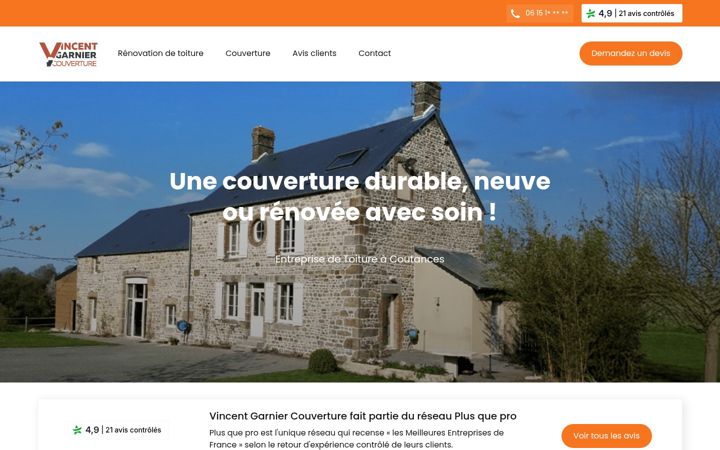 Screenshot of garnier-couverture.fr