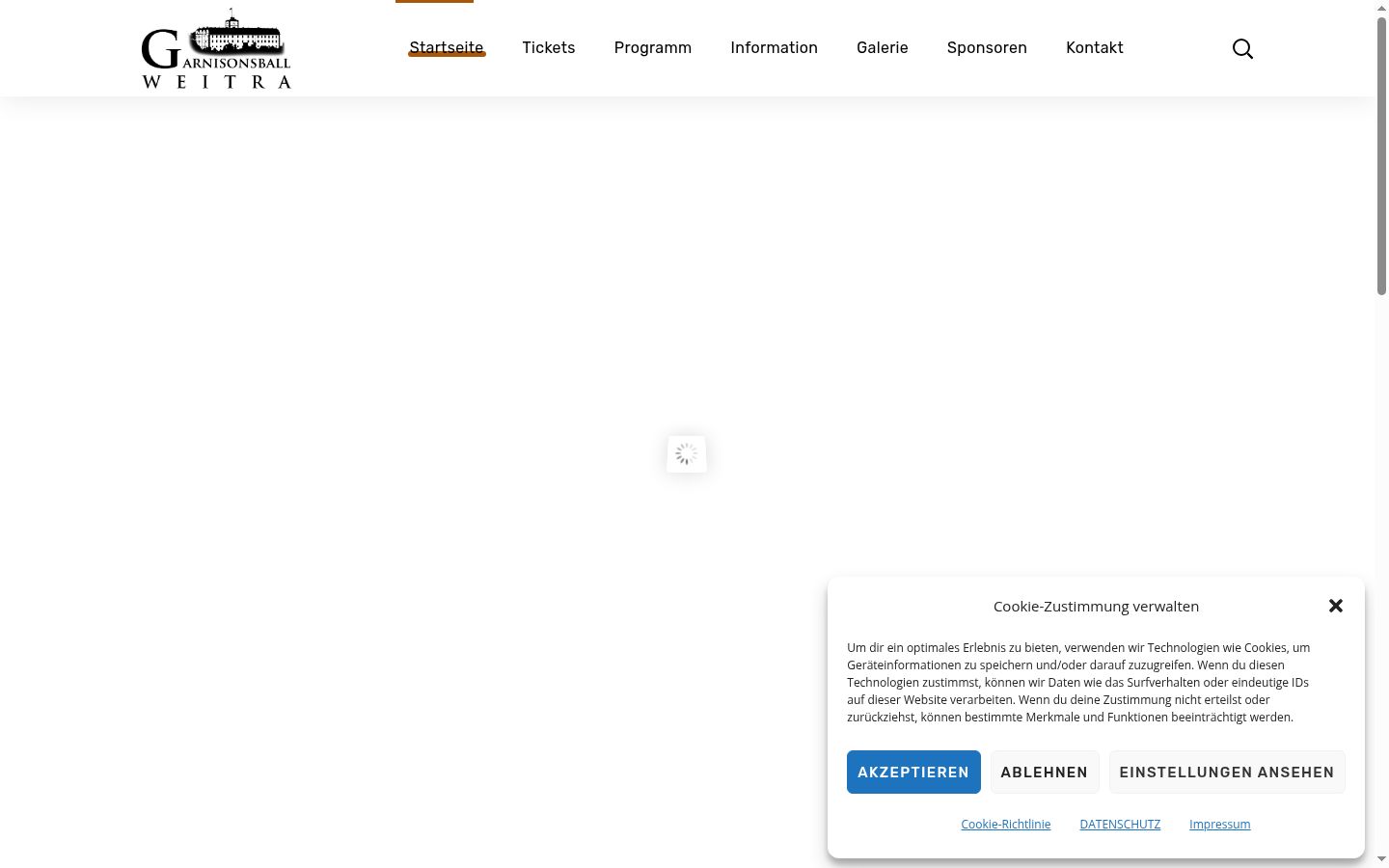 Sutikimo reklamjuostės, rodytos prieš bet kokią sąveiką, ekrano kopija