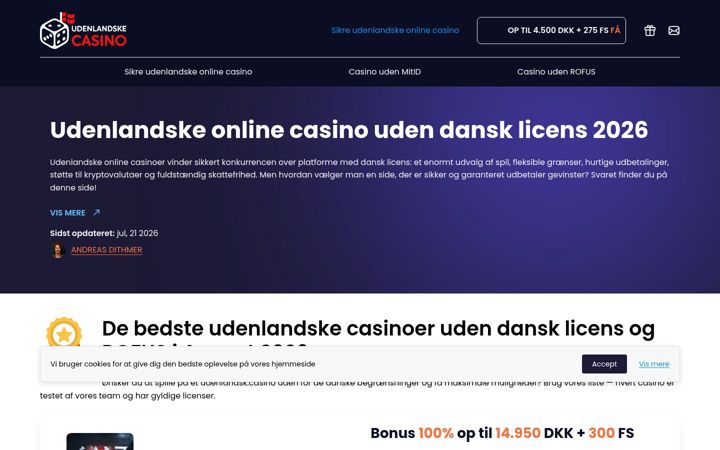 Screenshot of garnlyst.dk