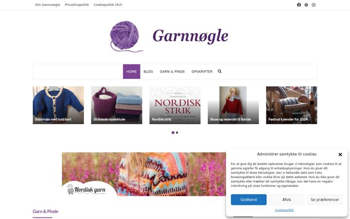 Screenshot of garnnoegle.dk
