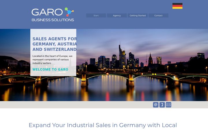 Screenshot of garo-germany.com