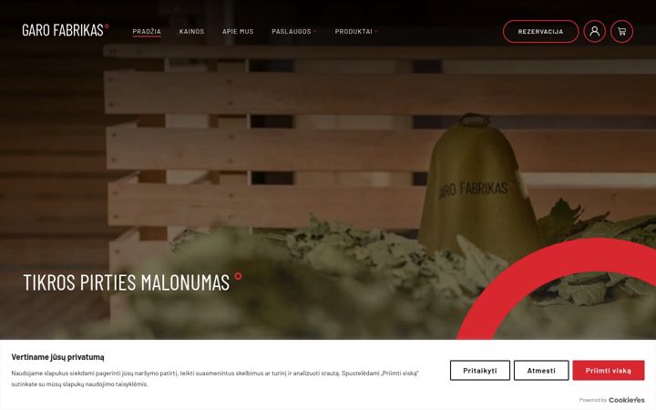 Screenshot of garofabrikas.lt