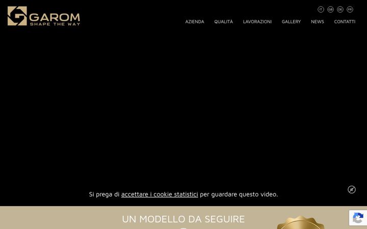 Screenshot of garom.it