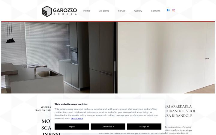 Screenshot of garozzoarreda.it