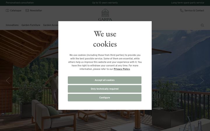 Screenshot of garpa.com